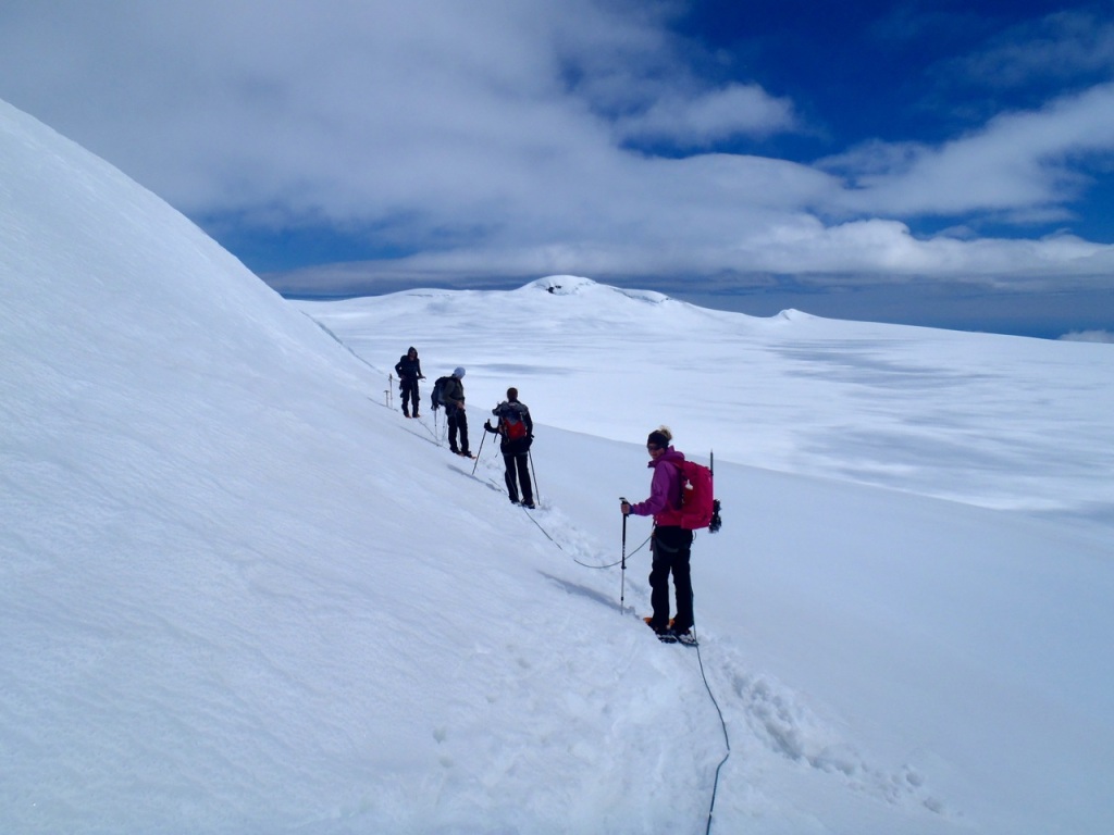 On the summit slopes of Hvannadalshnjúkur, June 20th